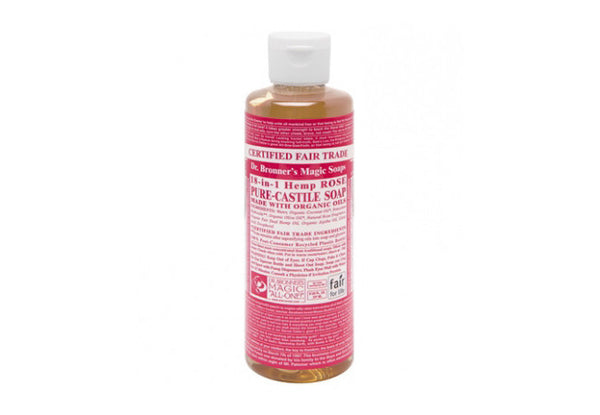 Rose Castile Liquid Soap - 8 oz.