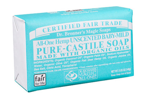 Unscented Baby-Mild Castile Bar Soap - 5 oz.