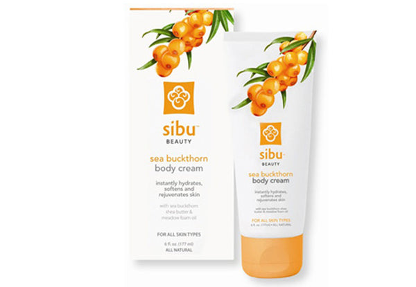 Sea Buckthorn Body Cream:
Hydrates, softens and rejuvenates skin
Soothes sun damaged skin
Powered naturally by sea buckthorn, meadowfarm, shea butter and aloe
For all skin types
Made from 100% natural ingredients